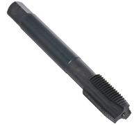spécial lucarne E031 Powdered-metal Acier machine spirale point enfilage robinet, finition Noir Oxyde, rond, extrémité carrée avec tige à chanfreiner, Plug, 1"-12, 1