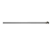spécial lucarne G60025.0 Fraise conique, tige droite, Alticn Revêtement en acier haute vitesse, longueur totale 168 mm, longueur de flûte obtenir mm, diamètre de la tige 10 mm