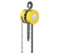 SPECSTAR Palan à Chaîne Manuel 1250kg 3m pour Levage Industriel avec 2 Crochets