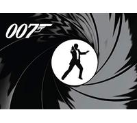 Spectre #3 Poster A4 sans cadre avec logo James Bond Noir et blanc
