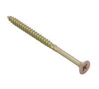 Spectre Advanced Lot de 300 vis à bois multi-usages Jaune zinc passivé 5 x 80 mm