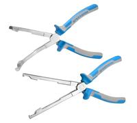 SPEEDWOX 2 Pcs pince à bougie à mâchoire droite et à mâchoire inclinée connecteur de bougie à bougies à bougie pince à douille outil de démontage