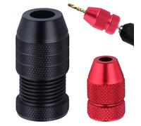 SPEEDWOX 2pcs arrêt de perceuse réglable en alliage d’aluminium Applicable collier d’arrêt de Bit gamme de taille 5/64 pouces 3/16 pouces 15/64 pouces 7/16 pouces pour tuiles de meubles bois métal