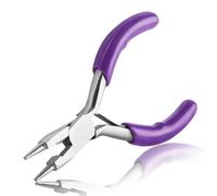 SPEEDWOX 3 Pouces Mini pince Pince à becs ronds avec cutter courber anneaux et fils pour bijoux