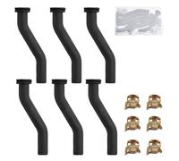 SPEEDWOX 6 pièces Tuyau d'aspiration en caoutchouc Tuyaux de pompe à vide pour tracteur Conduite d'aspiration en caoutchouc Compatible avec les moteurs de tondeuses à gazon autoportées de type V