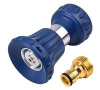 SPEEDWOX Buse pour tuyau d'arrosage Buse pour tuyau d'arrosage haute pression étanche et réglable, style pompier, pour l'arrosage de la pelouse et le nettoyage de la terrasse