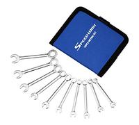 SPEEDWOX Lot de 10 mini clés mixtes 4-11mm, acier carbone pour auto maison