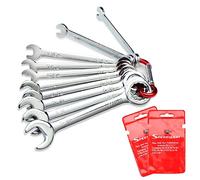 SPEEDWOX Lot de 10 mini clés SAE, extrémité ouverte/boîte, fabriquées en acier à haute teneur en carbone, traité thermiquement pour plus de résistance et de durabilité