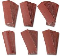 SPEEDWOX Lot de 120 feuilles de papier abrasif de 80, 120, 180, 240, 400, 600 pour le travail du bois, la finition, le polissage des coins, les projets de bricolage