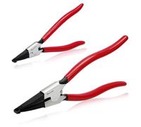 SPEEDWOX Lot de 2 pinces spéciales pour bagues de retenue - Pince plate pour retirer les bagues de verrouillage des changement de vitesse - Outil de blocage des bagues d'angle - Pince circlip