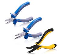 SPEEDWOX Lot de 3 outils hélicoptères RC - Pince à maillon à boule - Pince à bec long - Pince diagonale en métal 3D - Outil pour modélisation de métal - Puzzle - Loisirs créatifs