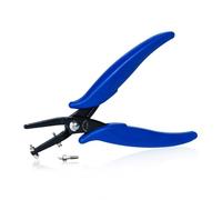 SPEEDWOX Metal Hole Punch Pliers for Jewelry 1.5mm Diameter Round Hole Sheet Metal 18 Gauge Thick 6" Precision Fine Pliers Jewelry Making Tool Craft Beading Hobby