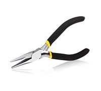 SPEEDWOX Mini pince à bec long de 12,7 cm - Mini pince fine pour les zones difficiles à atteindre - Mâchoires lisses pour saisir de petits objets, fabrication de bijoux, réparation - Outils de