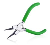 SPEEDWOX Mini pince à becs ronds pour la fabrication de bijoux 4.5" Extra mince mâchoire tronconique Pince à boucler petit fil Micro Fine Pinces Outils à main de précision Perlage professionnel