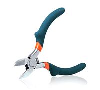 Speedwox Mini pince diagonale Extrémité de coupe américain de Aiguille Pince à long bec mince de précision Coupe Fil métallique 4.5" convexe Bandoulière Petite pince Micro fine bijoux Perle