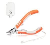 SPEEDWOX Pince coupante diagonale de 12,7 cm à tête effilée, modèle Sprue, coupe-fil électrique, pince coupante latérale avec verrouillage de sécurité en acier CR-V