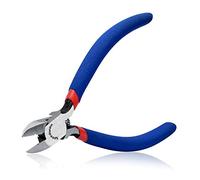 SPEEDWOX Pince diagonale de 12,7 cm avec pince à dénuder multi-usage, mini coupe-chaîne, outil à main, petit coupeur, pince de précision pour fabrication de bijoux, pince micro fine