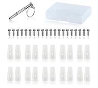 SPEEDWOX pinces à nez plat en Nylon remplacement avec bouts de vis mâchoires de remplacement pour pinces à nez plat paire de 10 en plastique conseils conseils