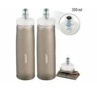 Speeron 2 gourdes flaques souples sans BPA 300 ml - coloris anthracite
