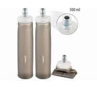 Speeron 2 gourdes pliables sans BPA 500 ml - coloris anthracite