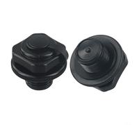 Spelonify Lot de 2 Bouchons de Valve d'air de Piscine Gonflable, 42 mm en PVC Noir pour Aruba Bahamas, Baja Cancun, Ibiza Paris, Rio Tahiti Vegas Spa, modèles de Spa, air Anti-Fuite
