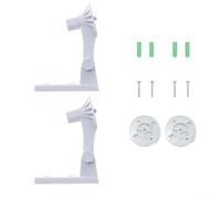 Spelonify Lot de 2 Supports muraux pour caméra de sécurité Tapo C200 C210 C220 TC70 - Réglable à 180 degrés - Base de Surveillance intérieure en Plastique Blanc