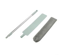 Spelonify Plumeau télescopique avec tête Pliable, Extensible et Long H, pour Plafond de Grande portée, Brosse de Nettoyage en Microfibre Lavable et Anti-Peluches, pour la Maison (A)