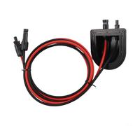 Spelonify Presse-étoupe solaire avec extension 10 AWG, boîte de jonction résistante aux intempéries, camping-car, bateau, joint de câble extérieur et raccord photovoltaïque