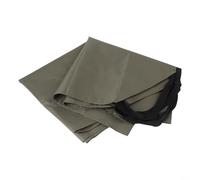 Spelonify, Sac à déchets de jardin robuste en tissu Oxford 600D réutilisable, avec 4 poignées, pour la collecte des débris de cour et la couverture extérieure 144,8 x 144,8 cm