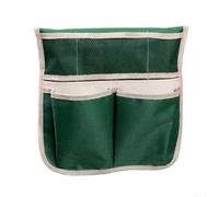 Spelonify Sac de rangement en tissu pour outils de jardinage Vert Taille L | Tissu Oxford résistant à l'abrasion, s'adapte aux genoux de jardin, grande capacité de 32 x 31,5 cm, garde les outils bien