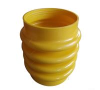 Spelonify Soufflet pour coffre de compacteur Wacker BS600 BS700, diamètre intérieur 170 mm H 260 mm, soufflet en caoutchouc vibrant pour équipement de construction Jaune