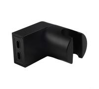 Spelonify Support mural réglable, pour pommeau de douche, hauteur et angle, noir mat, support mural en ABS pour salle de bain