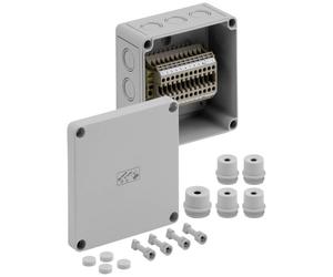Spelsberg RK 4/12-12x4q Boîtier pour bloc de jonction 130 x 130 x 75 plastique gris 1 pc(s)
