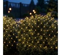 Spetebo Filet lumineux à 160 LED - Blanc chaud - Pour l'intérieur et l'extérieur - 200 x 100 cm