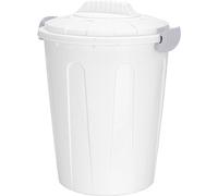 Spetebo Maxitonne universelle en plastique Blanc 40 l