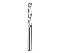 SpeTool Fraise à défoncer en spirale avec UpCut de diamètre de coupe de 6,35 mm, tige de 6,35 mm, extra longue HRC55 en carbure massif CNC pour coupe du bois, sculpture