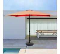 Concept Usine – Parasol Spezia rectangulaire 2,93 x 1,93 m terracotta aluminium