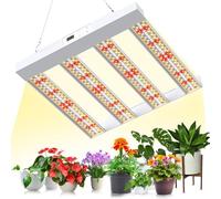 SPF1200 PRO Lampe de culture LED 120 W, 90 x 90 cm, couverture 660 LED, spectre complet semblable au soleil avec UV et IR, variateur de lumière et de floraison, lampe de croissance de légumes et de fl