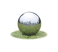 Sphère de fontaine de jardin avec LED Acier inoxydable 30 cm