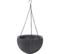 Sphère suspendue à 3 chaînes, 86 litres, graphite - Boîte de rangement Keter Flower Hanger