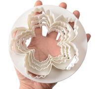 SPHTOEO Lot de 4 emporte-pièces en forme de pétales de pivoine pour décoration de gâteaux