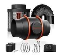 Spider Farmer 6 ""Ventilateur en ligne avec contrôleur de vitesse Ventilateur d'échappement 402CFM (contrôleur GGS contrôlable)