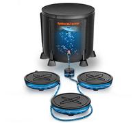 Spider Farmer Lot de 3 systèmes d'irrigation automatique alimenté par gravité sans électricité avec réservoir d'eau de 50 l, base en tissu avec système d'irrigation à mèche pour tente de culture