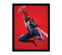 Spider-Man - Poster encadré RED BACKGROUND