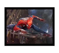 Spider-Man - Poster encadré STANDS ON RUINS