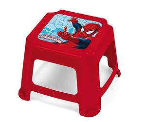 Spiderman 707978 Tabouret Marchepied Plastique Rouge/Bleu 21 x 27 x 27 cm