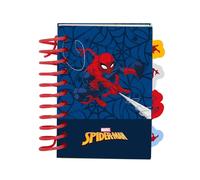 SPIDERMAN - Bloc-notes A7, cahiers, idéal pour les enfants d'âge scolaire, confortable et polyvalent, qualité et résistance, 7,4 x 10,5 cm