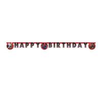 Spiderman FSC « Happy Birthday » Bannière en papier découpé 1 ct