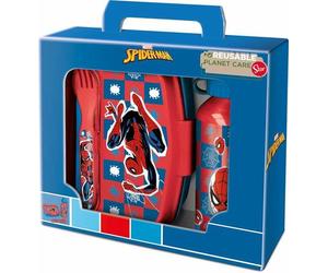 Spiderman Midnight Flyer - Gift Box (boîte à sandwich, bouteille d'eau, couverts)