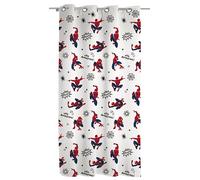 Spiderman Rideau à Voile Avec Anneaux - Chambre d'Intérieur, 140 x 290, Disney, Produit Officiel (Panneau Simple)